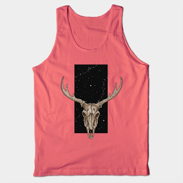 Deer skull Tank Top by Dracuria